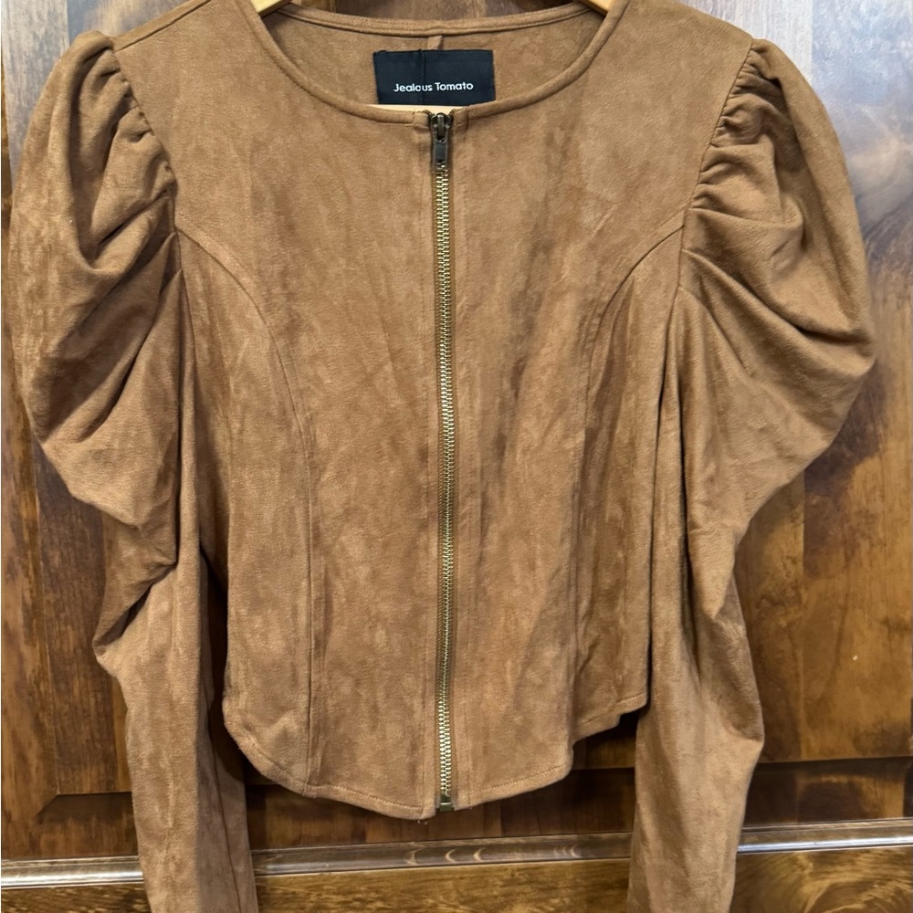 Brown Suede Jacket by Jealous Tomato